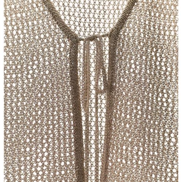 Metallic Thread Mesh Jacket - Picture 4 of 6